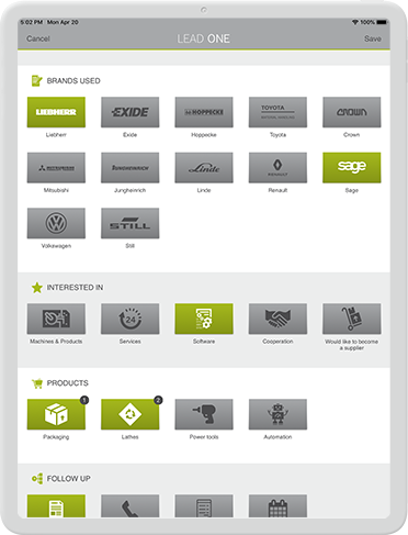 Lead Details Tablet