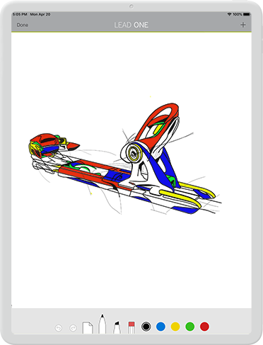 Skizzenfunktion Tablet