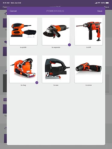App Produkte präsentieren